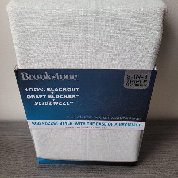 Brookstone White Energy Saving Curtain - Picture 4 of 4